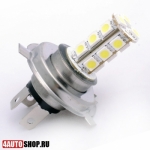   Светодиодная автолампа H4 18 LED SMD 5050 (2шт.)