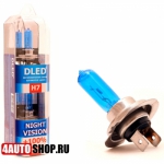  DLED Автомобильная лампа HB4 9005 Dled "Night Vision" 5000K (2шт.)